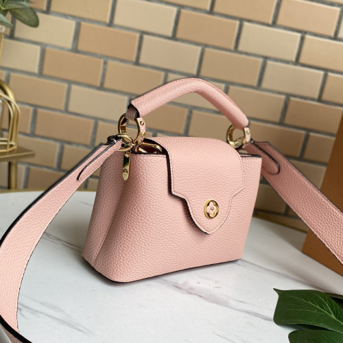 Louis Vuitton Womens Bags Handbags Luxury Brand CAPUCINES MINI Messenger Shoulder Bags with Original Box