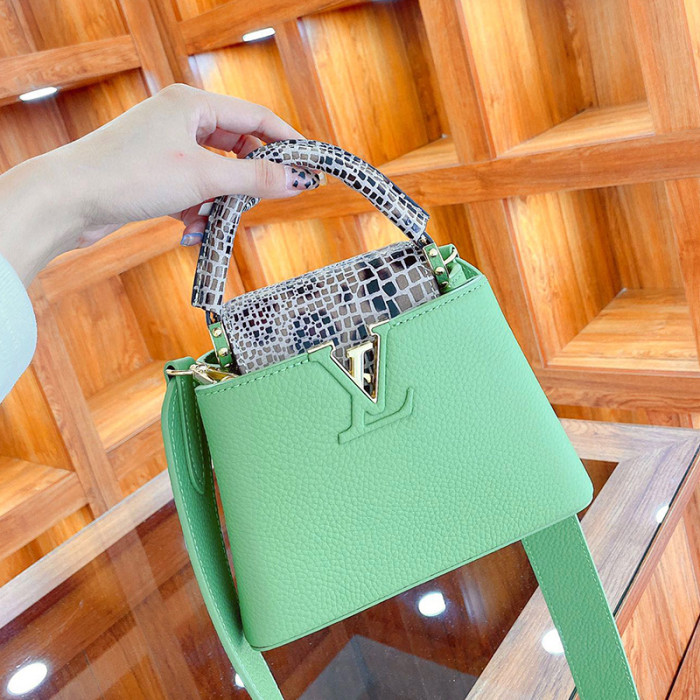 Louis Vuitton Womens Bags Handbags Luxury Brand CAPUCINES MINI Messenger Shoulder Bags with Original Box