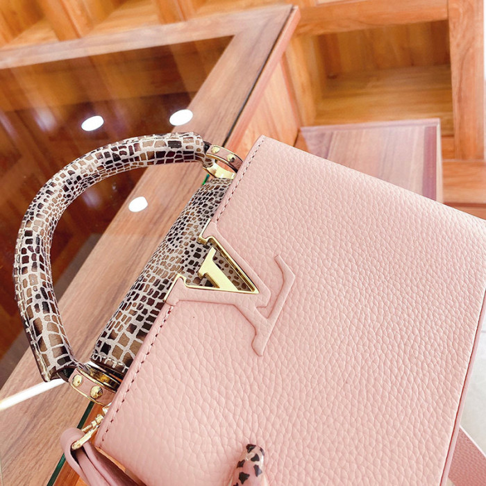Louis Vuitton Womens Bags Handbags Luxury Brand CAPUCINES MINI Messenger Shoulder Bags with Original Box