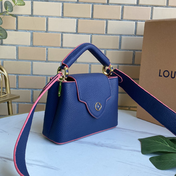 Louis Vuitton Womens Bags Handbags Luxury Brand CAPUCINES MINI Messenger Shoulder Bags with Original Box