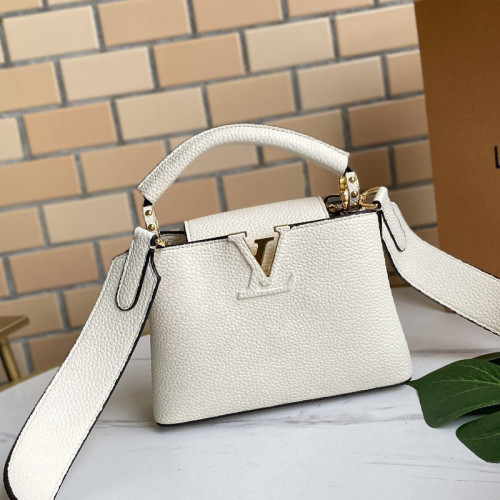 Louis Vuitton Womens Bags Handbags Luxury Brand CAPUCINES MINI Messenger Shoulder Bags with Original Box