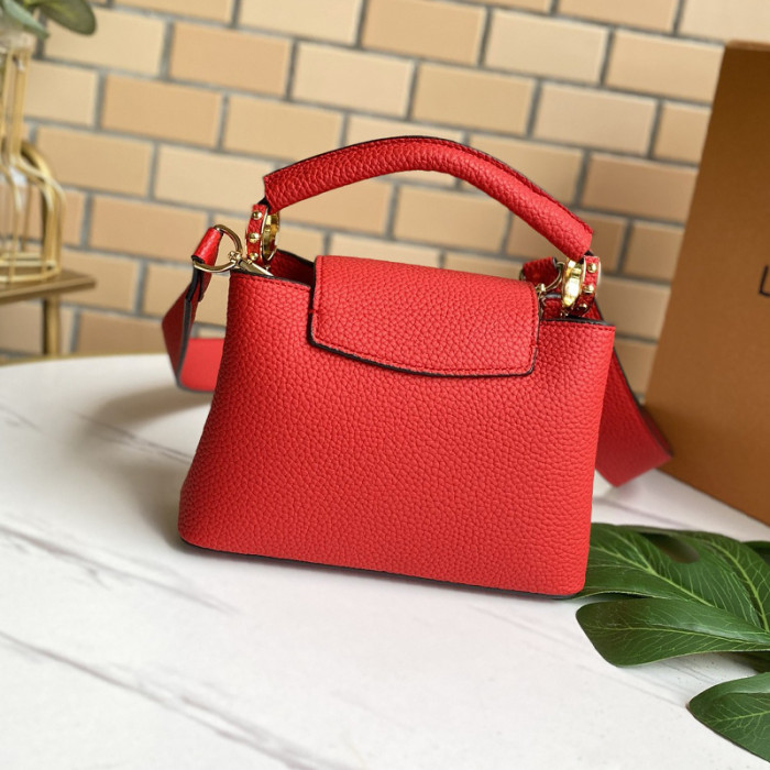 Louis Vuitton Womens Bags Handbags Luxury Brand CAPUCINES MINI Messenger Shoulder Bags with Original Box