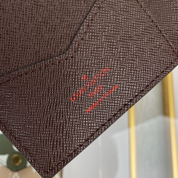 Louis Vuitton Mens Wallets Purse Luxury Brand Designer PASSPORT COVER Damier Graphite Canvas N64412 with Original Box