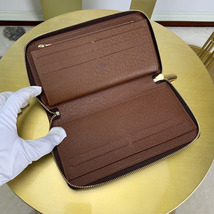 Louis Vuitton Mens Wallets Purse Luxury Brand Designer ZIPPY ORGANIZER Monogram with Original Box M62581
