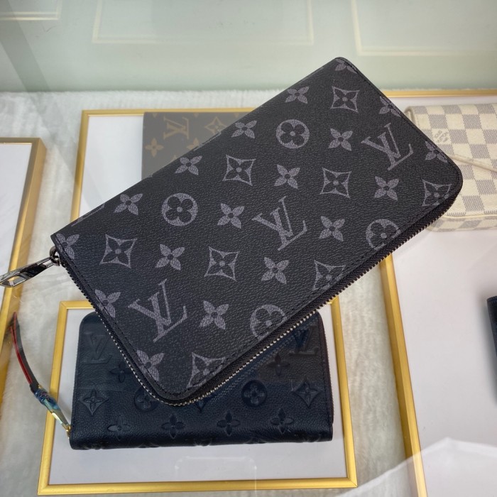 Louis Vuitton Mens Wallets Purse Luxury Brand Designer ZIPPY ORGANIZER Monogram with Original Box