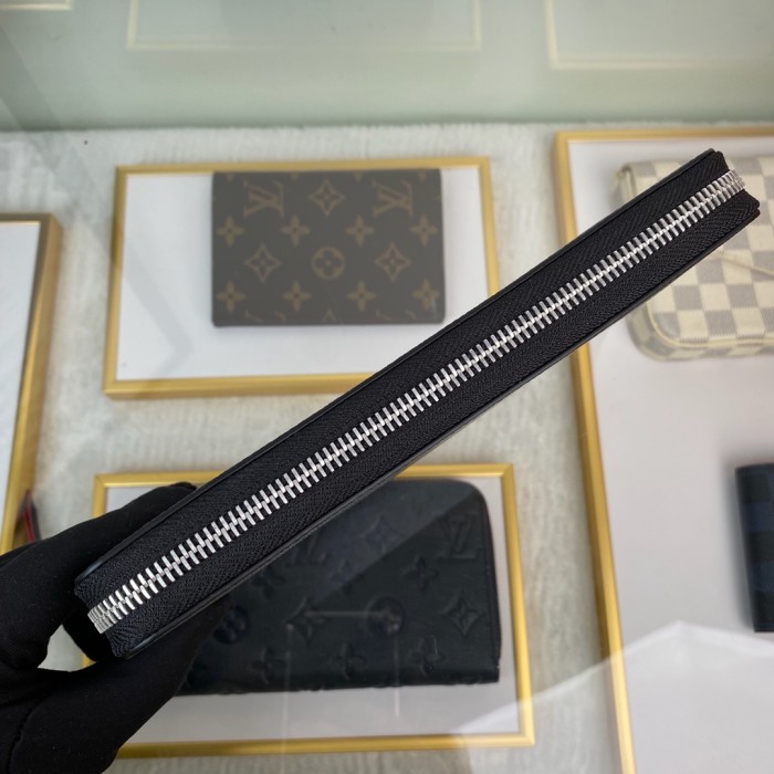 Louis Vuitton Mens Wallets Purse Luxury Brand Designer ZIPPY ORGANIZER Taiga Leather with Original Box M30056