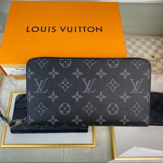 Louis Vuitton Mens Wallets Purse Luxury Brand Designer ZIPPY ORGANIZER Monogram with Original Box