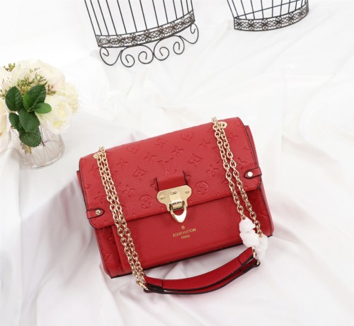 Louis Vuitton Womens Bags Handbags Luxury Brand Scarlet VAVIN PM Monogram Empreinte Leather Messenger Shoulder Bags M43936