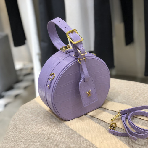 Louis Vuitton Womens Bags Shoulder Bag Luxury Brand PETITE BOITE CHAPEAU Crocodilien Brillant Messenger Bags for Women