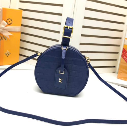 Louis Vuitton Womens Bags Shoulder Bag Luxury Brand PETITE BOITE CHAPEAU Crocodilien Brillant Messenger Bags for Women N93618