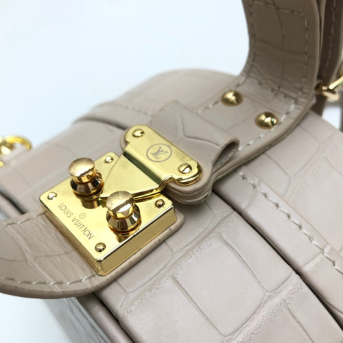 Louis Vuitton Womens Bags Shoulder Bag Luxury Brand PETITE BOITE CHAPEAU Crocodilien Brillant Messenger Bags for Women N90217