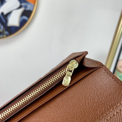 Louis Vuitton Mens Wallets Purse Luxury Brand Designer BRAZZA WALLET Monogram with Original Box M66540