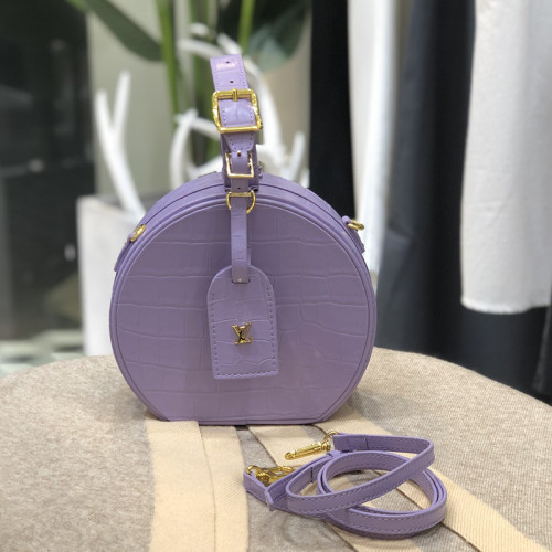 Louis Vuitton Womens Bags Shoulder Bag Luxury Brand PETITE BOITE CHAPEAU Crocodilien Brillant Messenger Bags for Women