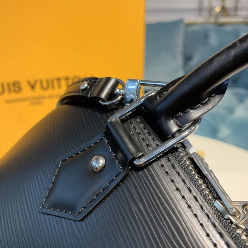 Louis Vuitton Womens Bags Handbags Luxury Brand Fashion Type ALMA PM Black Epi Leather Women Bags M40302