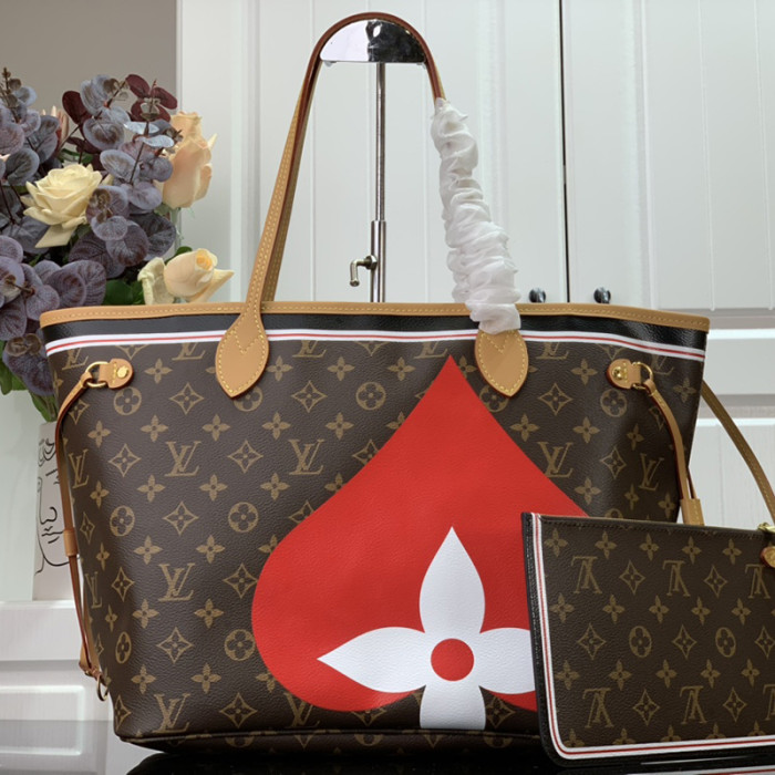 Louis Vuitton Womens Bags Handbags Luxury Brand Fashion Type GAME ON NEVERFULL MM Women Bags M57452
