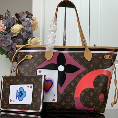 Louis Vuitton Womens Bags Handbags Luxury Brand Fashion Type GAME ON NEVERFULL MM Women Bags M57452