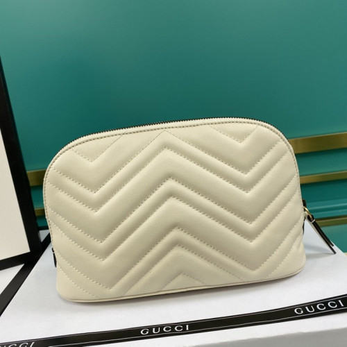 Gucci Womens Bags Clutch Make Up Bag Luxury Brand GG Marmont medium cosmetic case with Original Box