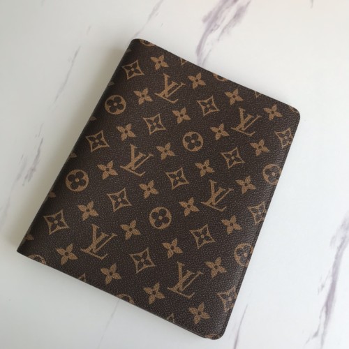 Louis Vuitton Mens Clutch Wallet Purse Bags Luxury Fashion Type Leather Mens Clutch Check Folder Notebook Cover