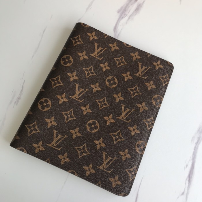 Louis Vuitton Mens Clutch Wallet Purse Bags Luxury Fashion Type Leather Mens Clutch Check Folder Notebook Cover