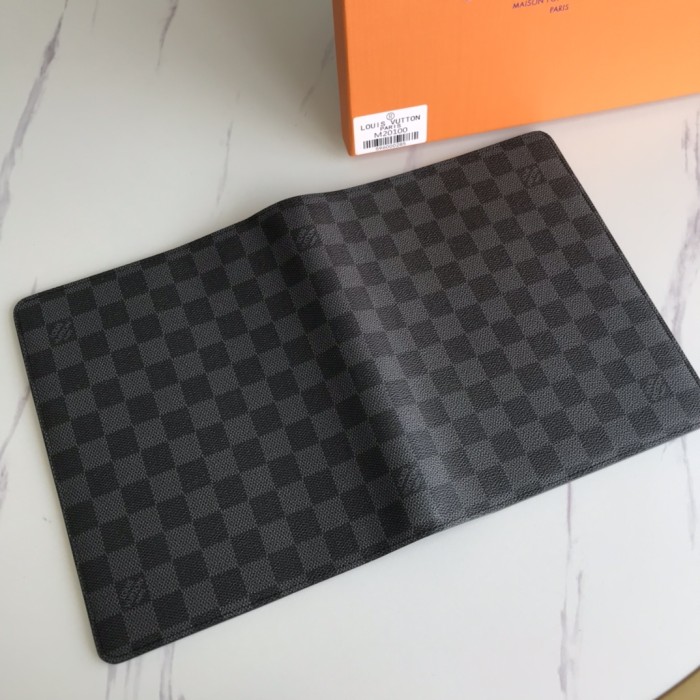 Louis Vuitton Mens Clutch Wallet Purse Bags Luxury Fashion Type Leather Mens Clutch Check Folder Notebook Cover