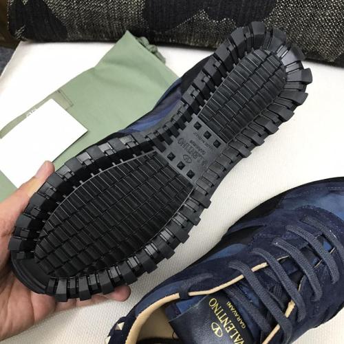Valentino Men Shoes Fashion Design Luxury Brand ROCKRUNNER CAMOUFLAGE LAMINATED SNEAKER