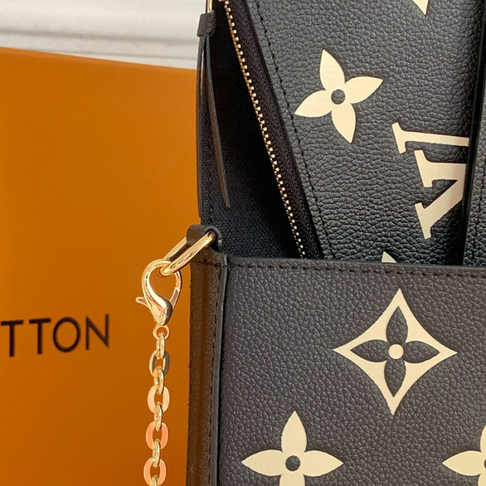 Louis Vuitton Womens Bags Wallets Clutch Luxury Brand Fashion Type FÉLICIE POCHETTE with Original Box