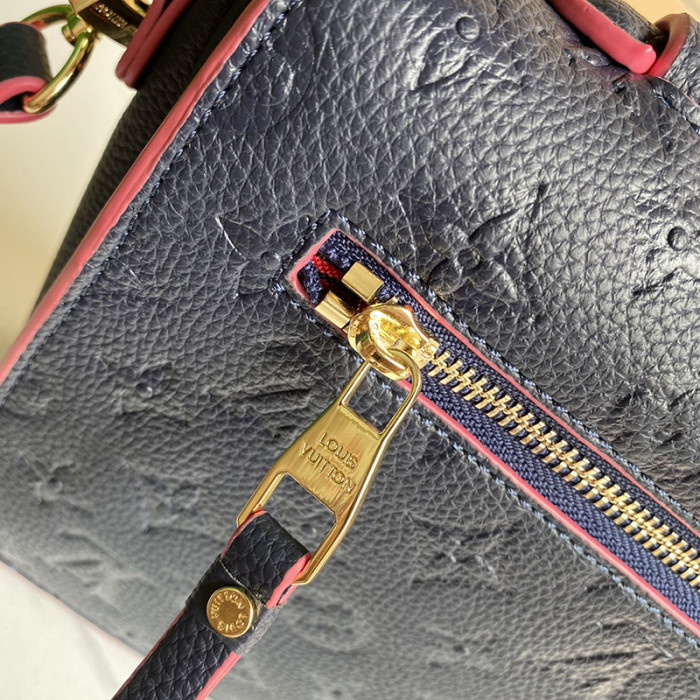 Louis Vuitton Womens Bags Crossbody Bag Pochette Métis Luxury Brand POCHETTE METIS Navy Red Monogram Empreinte Leather M44071