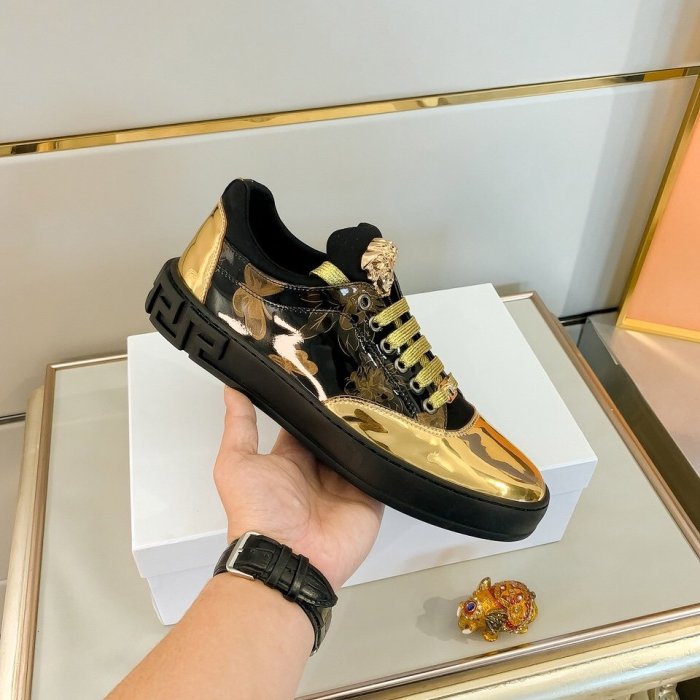 Versace Men Shoes Sneakers Fashion Design Luxury Brand