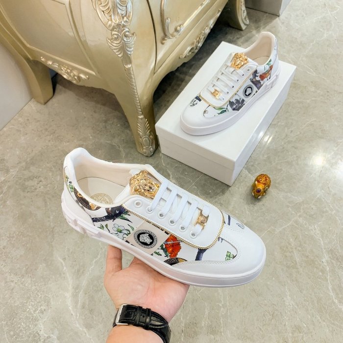 Versace Men Shoes Sneakers Fashion Design Luxury Brand