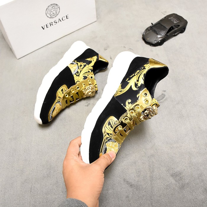 Versace Men Shoes Sneakers Fashion Design Luxury Brand