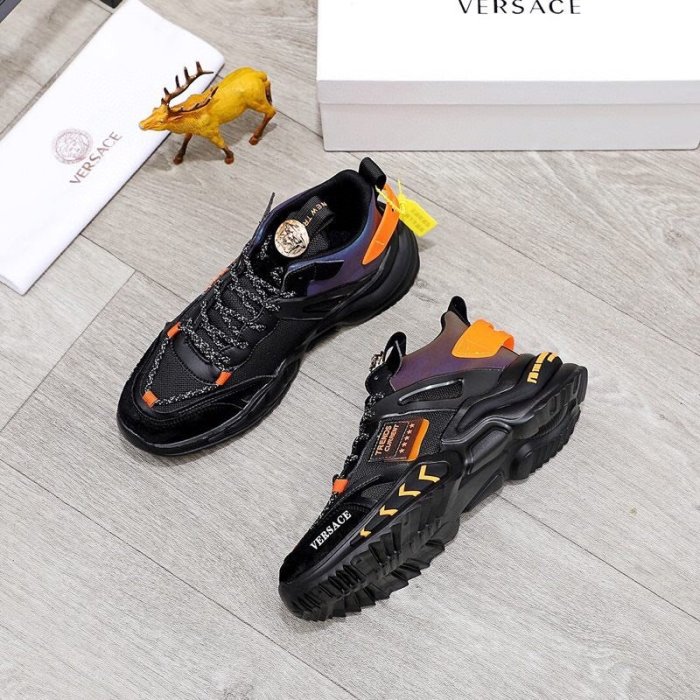 Versace Men Shoes Sneakers Fashion Design Luxury Brand