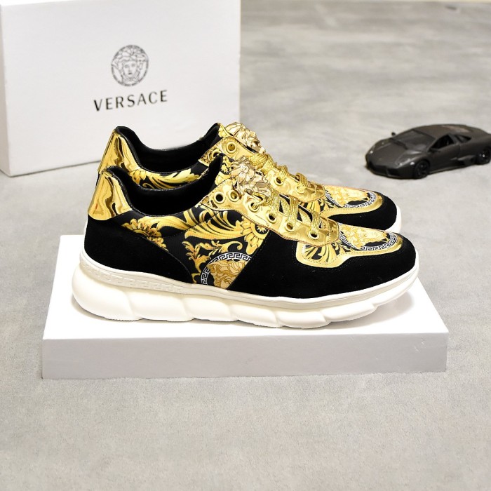 Versace Men Shoes Sneakers Fashion Design Luxury Brand