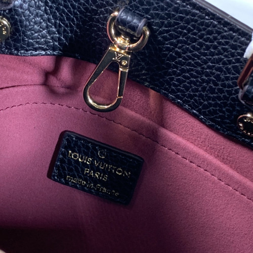 Louis Vuitton Womens Bags Crossbody Bags Luxury Brand MONTAIGNE BB Bicolor Monogram Empreinte Leather with Original Box