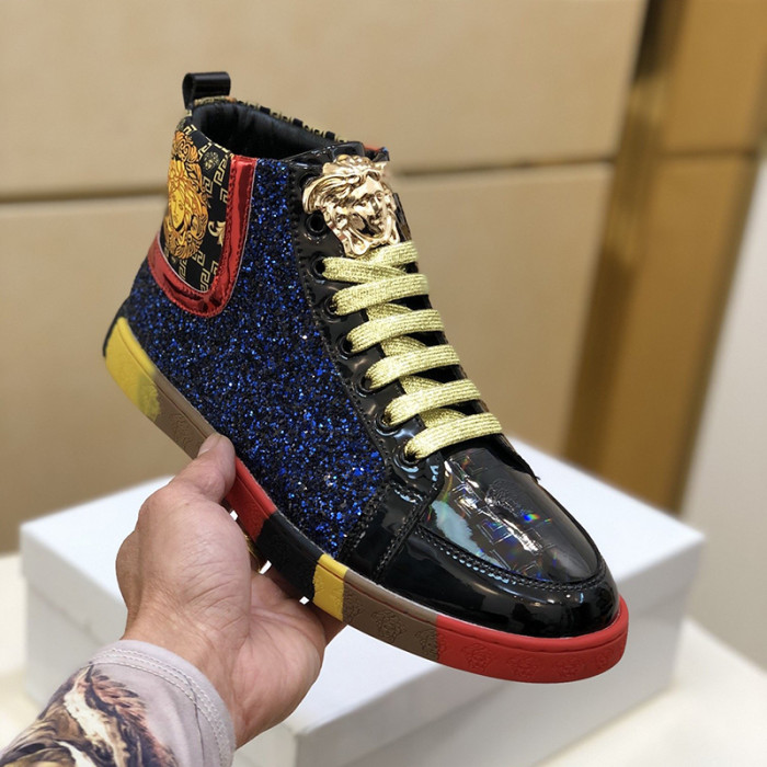 Versace Men Shoes Sneakers Fashion Design Luxury Brand