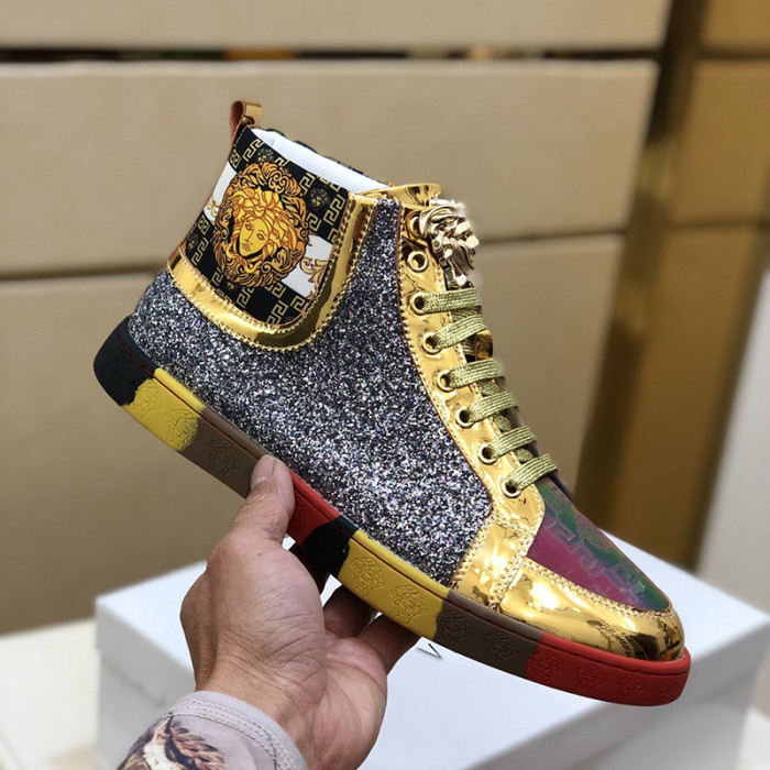 Versace Men Shoes Sneakers Fashion Design Luxury Brand