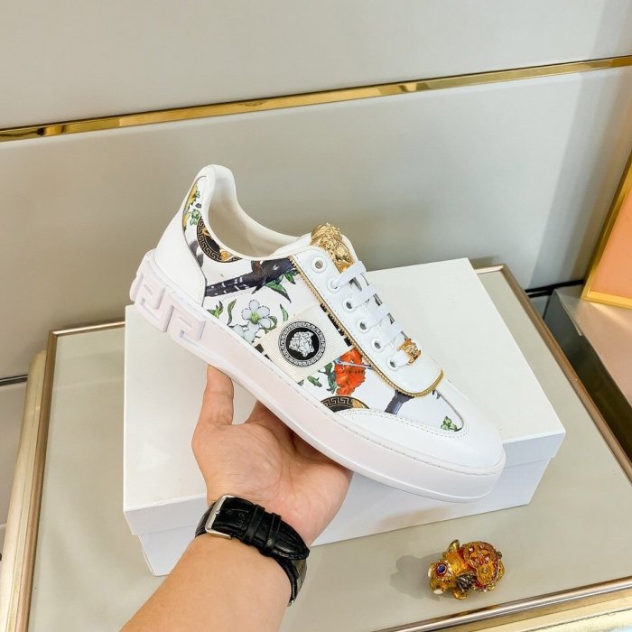 Versace Men Shoes Sneakers Fashion Design Luxury Brand