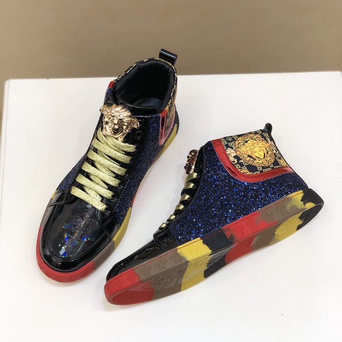 Versace Men Shoes Sneakers Fashion Design Luxury Brand