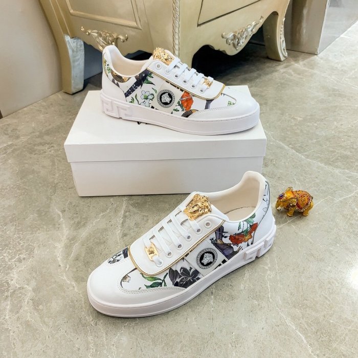 Versace Men Shoes Sneakers Fashion Design Luxury Brand