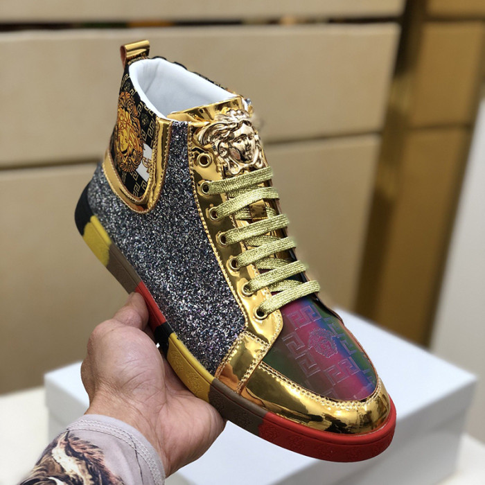 Versace Men Shoes Sneakers Fashion Design Luxury Brand