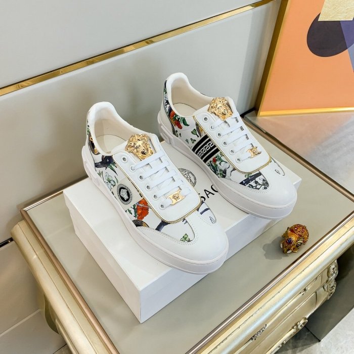 Versace Men Shoes Sneakers Fashion Design Luxury Brand