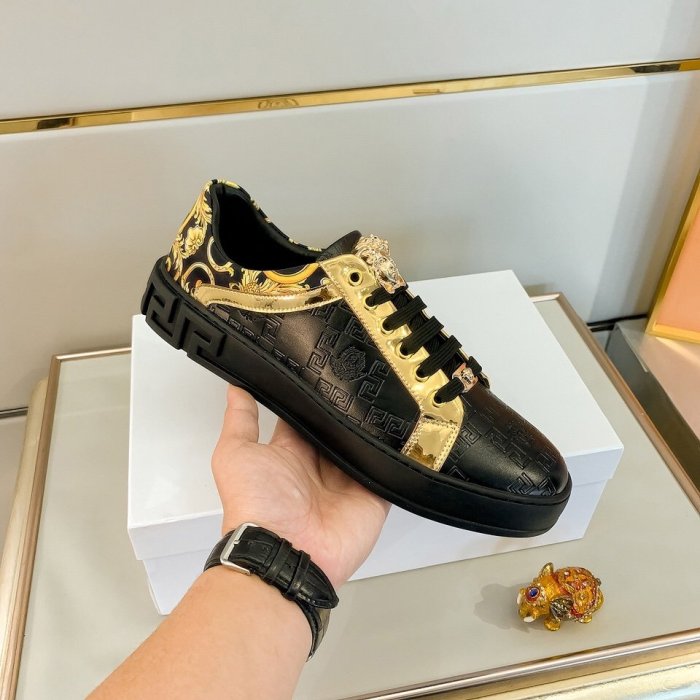 Versace Men Shoes Sneakers Fashion Design Luxury Brand