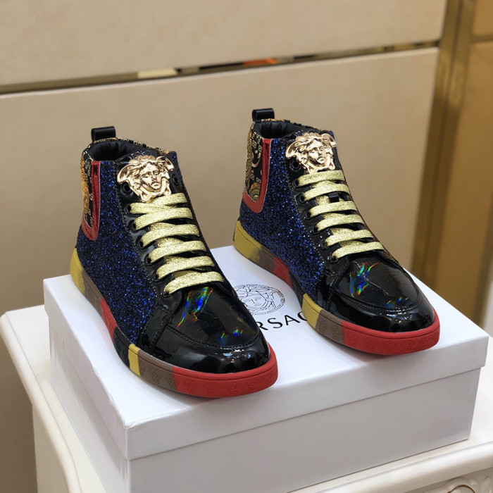 Versace Men Shoes Sneakers Fashion Design Luxury Brand