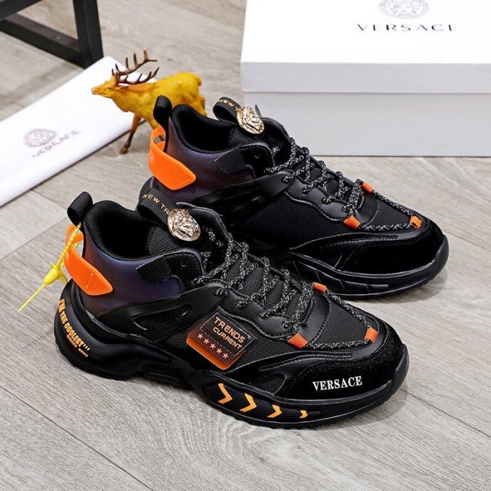 Versace Men Shoes Sneakers Fashion Design Luxury Brand