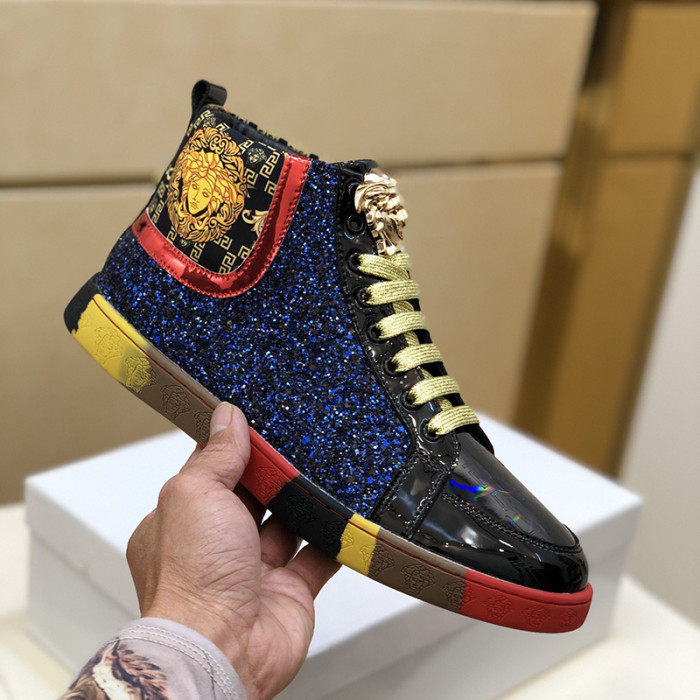 Versace Men Shoes Sneakers Fashion Design Luxury Brand
