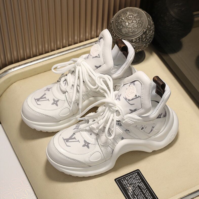 Louis Vuitton Women Shoes Sneakers Luxury Brand Design Fashion LV ARCHLIGHT SNEAKER with Original Box