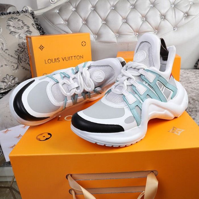 Louis Vuitton Women Shoes Sneakers Luxury Brand Design Fashion LV ARCHLIGHT SNEAKER with Original Box