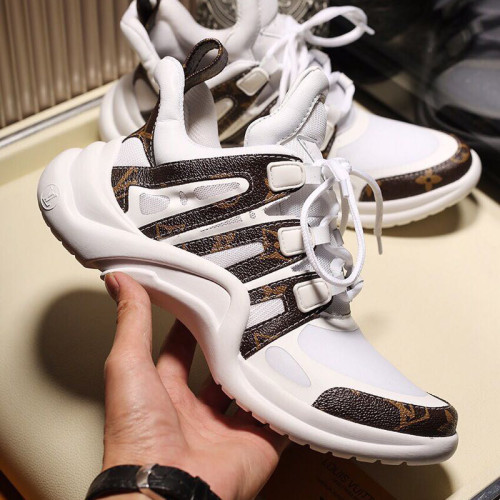 Louis Vuitton Women Shoes Sneakers Luxury Brand Design Fashion LV ARCHLIGHT SNEAKER with Original Box