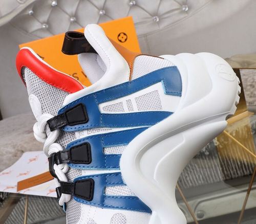 Louis Vuitton Women Shoes Sneakers Luxury Brand Design Fashion LV ARCHLIGHT SNEAKER with Original Box