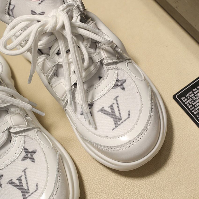Louis Vuitton Women Shoes Sneakers Luxury Brand Design Fashion LV ARCHLIGHT SNEAKER with Original Box