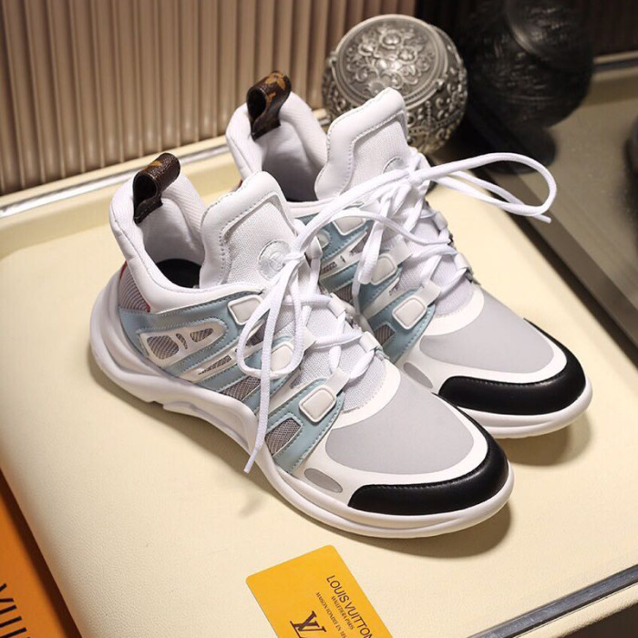 Louis Vuitton Women Shoes Sneakers Luxury Brand Design Fashion LV ARCHLIGHT SNEAKER with Original Box